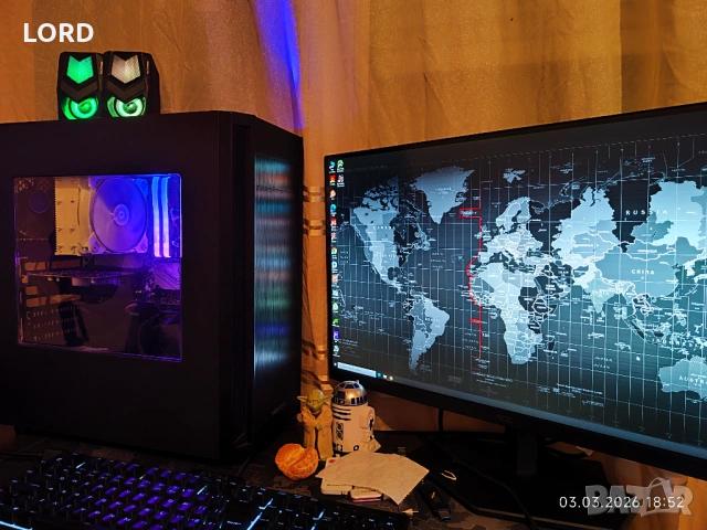 Компютър Ryzen 7 5800X, GTX 1650 4GB, RAM 32GB DDR4 3600, SSD 512GB NVME, снимка 4 - Геймърски - 53699051