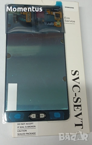 Оригинален дисплей Samsung Galaxy A7 SM-A700F - без рамка SERVICE PACK Черен, снимка 2 - Резервни части за телефони - 53670728