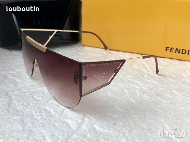 -15 % разпродажба Fendi 2022 дамски слънчеви очила маска с лого, снимка 8 - Слънчеви и диоптрични очила - 36106919