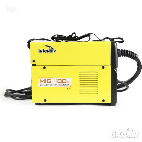 РАЗПРОДАЖБА ЗАВАРЪЧЕН Апарат Безгазов Флюсова Тел INTENSIV MIG-MAG 130s  230 V, 40-120 A - 24 месеца, снимка 2 - Други машини и части - 50267026