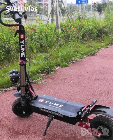 БАРТЕР 85 КМ/Ч  ПРОБЕГ 100КМ ОГРОМНА 6000W Електрическа тротинетка Duotts D88, снимка 6 - Скейтборд, ховърборд, уейвборд - 52398853