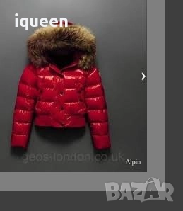 Moncler/Яке с естествен косъм парка