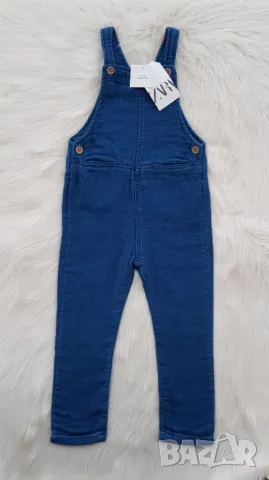Дънков гащеризон ZARA 3-4 години, снимка 9 - Детски панталони и дънки - 49653917