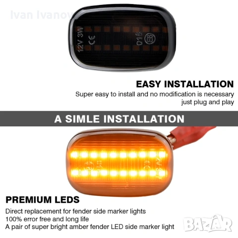 Бягащи странични мигачи за Тойота, снимка 3 - Аксесоари и консумативи - 53211858