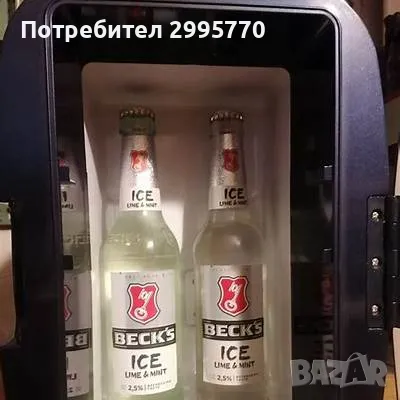Мини хладилник 12V и 220V, снимка 5 - Хладилници - 47155918
