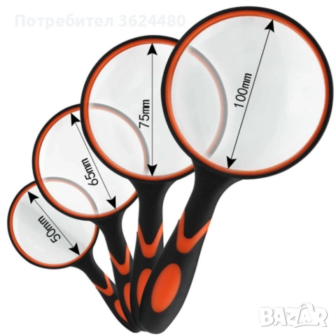 Лупа за четене с ергономична дръжка 3102, снимка 2 - Други инструменти - 53535165