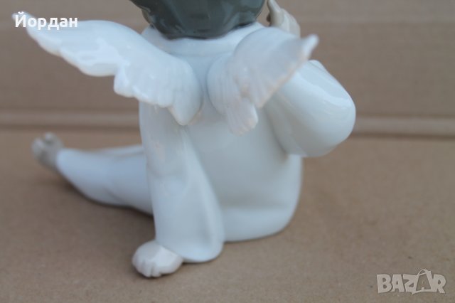 Испанска порцеланова фигурка ''LLardo'' седнал Ангел, снимка 9 - Колекции - 41340871