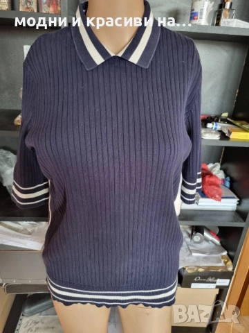 Дамска блуза Tory Burch тип polo shirt  размер S/M