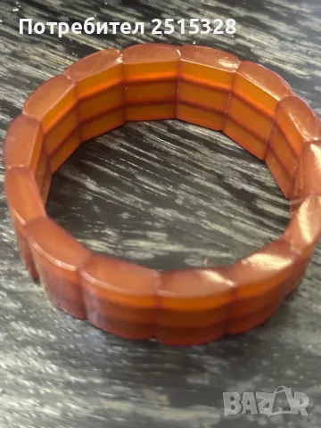 оригинална кехлибарена гривна, снимка 1