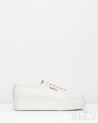 маратонки Superga Sneakers кецове сникърси на платформа естествена кожа , снимка 3 - Кецове - 34519680