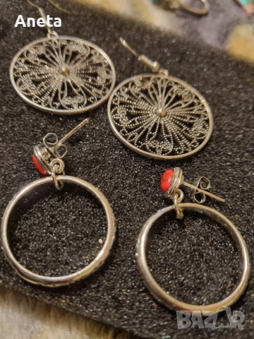 Лот бижута, пръстените са отворени и размерът не е фиксиран, снимка 4 - Други - 52505643