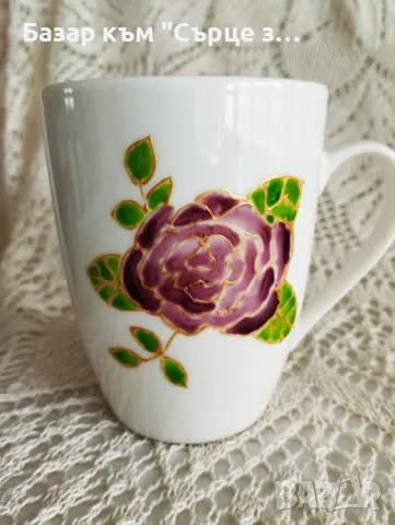 Ръчно рисувани чаши, подложки, снимка 11 - Други - 21980542