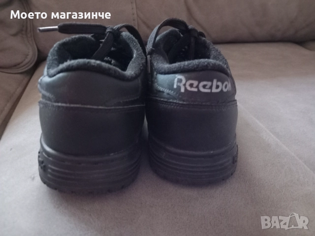 Reebok Classic унисекс кожени маратонки – черни, № 39, снимка 3 - Детски маратонки - 52064535