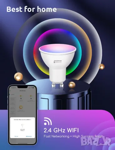 Интелигентни смарт крушки, снимка 5 - Крушки - 49619368