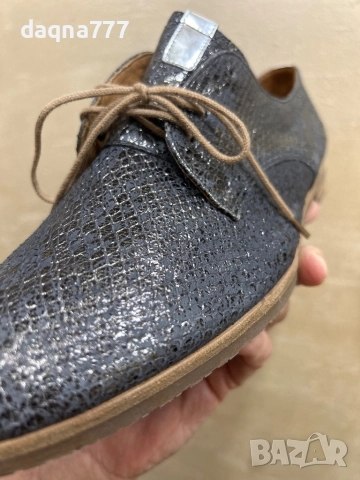 Естествена кожа Gabor обувки/ оксфордки 41-42 но, снимка 10 - Дамски елегантни обувки - 52544443