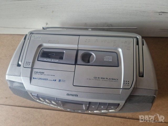 Aiwa CSD-FD84EZ, снимка 2 - Радиокасетофони, транзистори - 53348455
