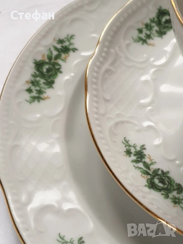 Порцеланов комплект, снимка 4 - Антикварни и старинни предмети - 52477572