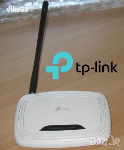 WiFi Рутер TP-Link TL-WR740N v7 150Mbs, снимка 1 - Рутери - 42412120