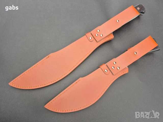 Уникален масивен ловен нож,фултанг с кожена кания,два модела, снимка 13 - Ножове - 52636230
