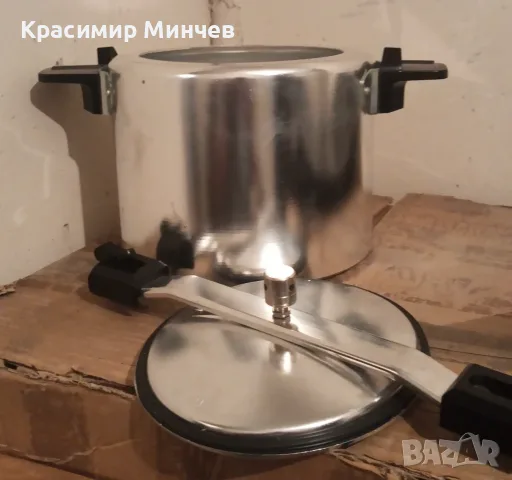 Ретро унгарска тенджера под налягане KUKTA – 6 литра (в оригинална кутия)