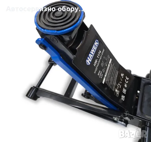 Нископрофилен крик крокодил 3,5 тона с педал 75 – 510 ММ HAWEK, снимка 5 - Други инструменти - 49999446