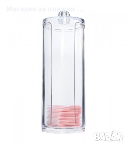 ОРГАНАЙЗЕР ПОСТАВКА ЗА ТАМПОНИ ЗА ГРИМ КУТИЯ ЗА ПОЧИСТВАЩИ ТАМПОНИ - код 1709