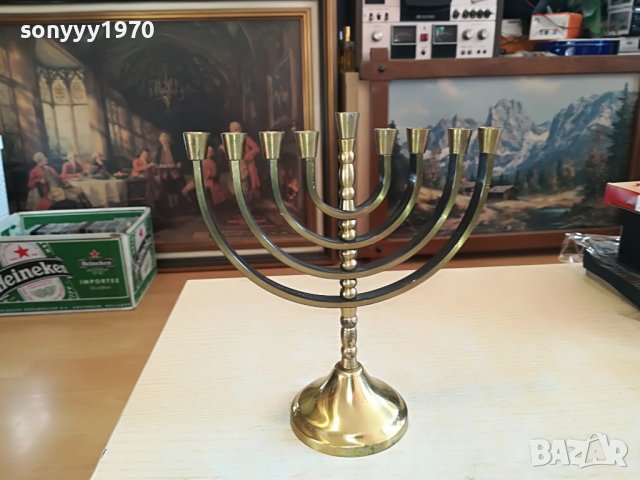 karshi-hand made jerusalem-свещник от франция 1712221735, снимка 14 - Антикварни и старинни предмети - 39039544