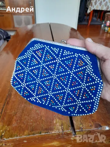 Старо мънистено портмоне #9, снимка 4 - Други ценни предмети - 49225068