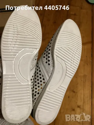 Мъжки кожени обувки 43 размер един път носени