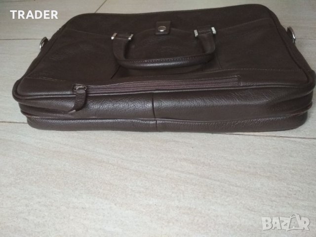 Бизнес пътна чанта лаптоп таблет MELVIN, тъмно кафява , снимка 13 - Чанти - 33897004