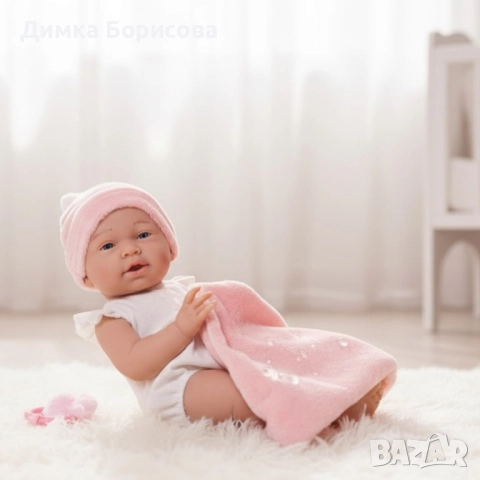 Реалистична бебе кукла Pure Baby – най-добрият подарък, който учи на грижа и любов -45см, снимка 5 - Кукли - 52285918