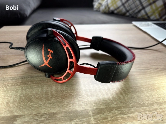 HyperX Cloud Alpha (червено/черно) 