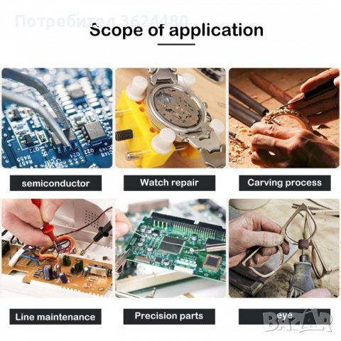 Лупа за глава със светодиодно осветление , снимка 6 - Други инструменти - 40163234