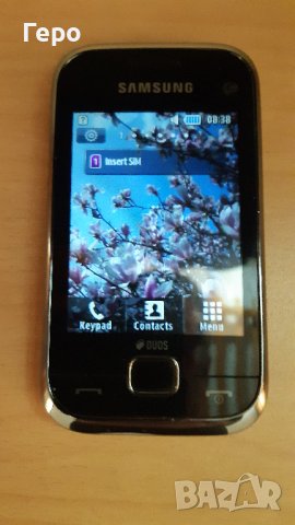 Телефон Samsung C3312 Champ Deluxe Duos мини, снимка 2 - Samsung - 39149044