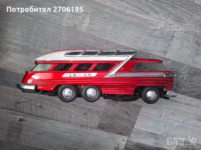 Винтидж метален автобус , снимка 3 - Колекции - 53681540