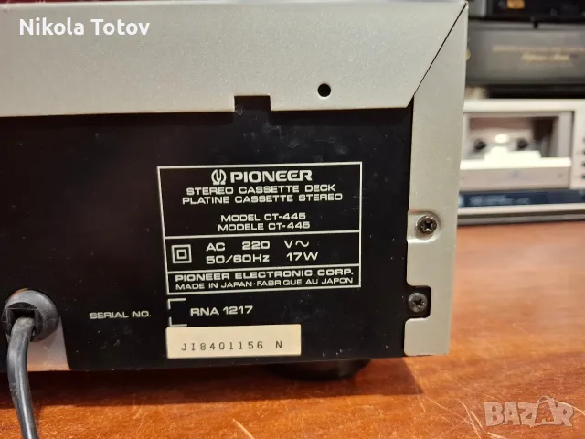Продава се двуглав дек Pioneer CT-445. , снимка 7 - Декове - 55806475