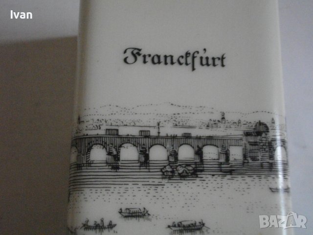 Порцеланова Ваза ROYAL PORZELLAN BAVARIA KM GERMANI-Monogram-Колекционерска-Нова-12,5 см, снимка 9 - Вази - 39820891