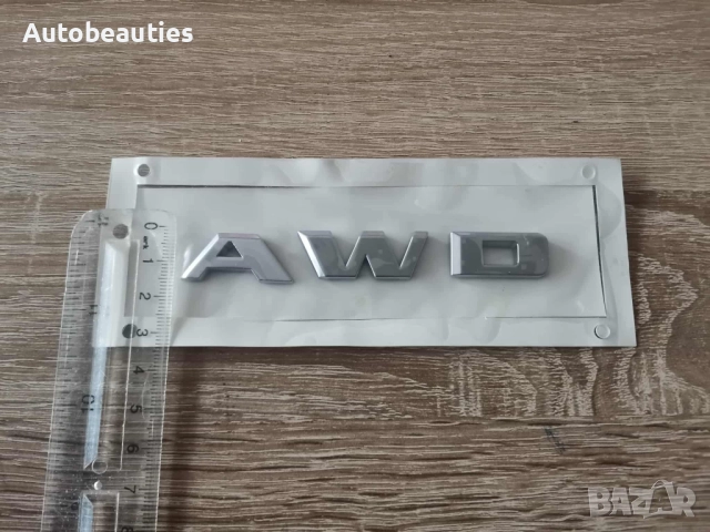 сребристо лого Cadillac AWD, снимка 3 - Аксесоари и консумативи - 52612647