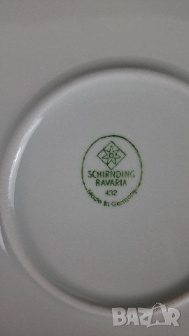 4 порцеланови плата - Schirnding Bavaria, снимка 4 - Чинии - 52648349