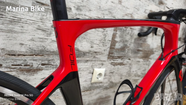 Карбонов шосеен велосипед Scott Foil 30 105 R7000 Syncros/Shimano | L, снимка 5 - Велосипеди - 53127001