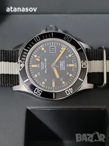 GLYCINE combat automatic sub 20atm, снимка 2 - Мъжки - 52471368