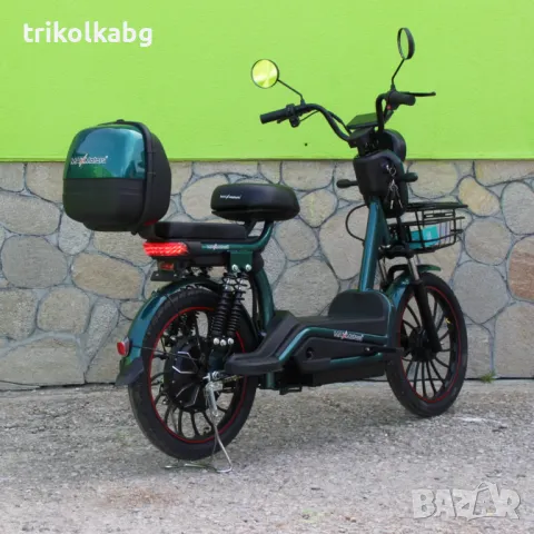 Електрически двуместен скутер – велосипед със 20″ гуми, 1200W, 60V/20Ah, снимка 3 - Мотоциклети и мототехника - 50047005