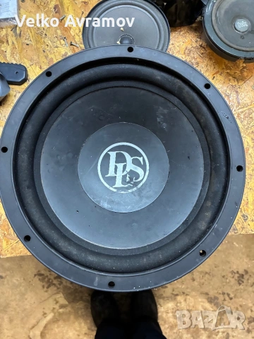 Бас говорители, каса, усилвател и кондензатор, снимка 3 - Тонколони - 53583217