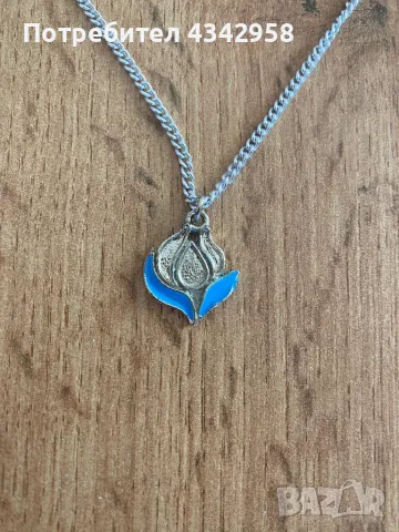 Верижка с висулка. Германия, снимка 2 - Колиета, медальони, синджири - 49412040