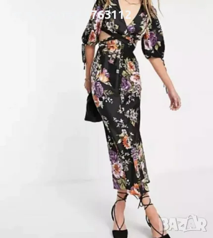 Asos цветна рокля, S-M размер, снимка 1