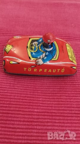 Колекционерска тенекиена количка Torpeauto Унгария 60те години Tin Litho. , снимка 4 - Колекции - 42012104