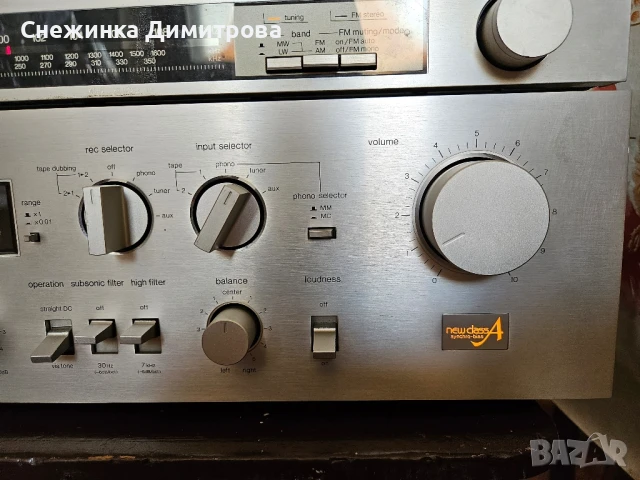 Усилвател Technics SU-V4A class A+тунер Technics ST-Z35L, снимка 3 - Аудиосистеми - 51074525