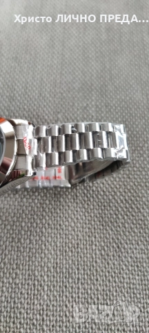 Rolex Oyster Perpetual Day-Date 40 Platinum Factory Baguette Diamonds ice blue 💙 dial 228206 UNISEX, снимка 10 - Мъжки - 52900323