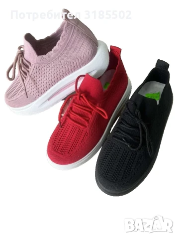 Летни дамски дишащи спортни маратонки, снимка 2 - Маратонки - 51195192