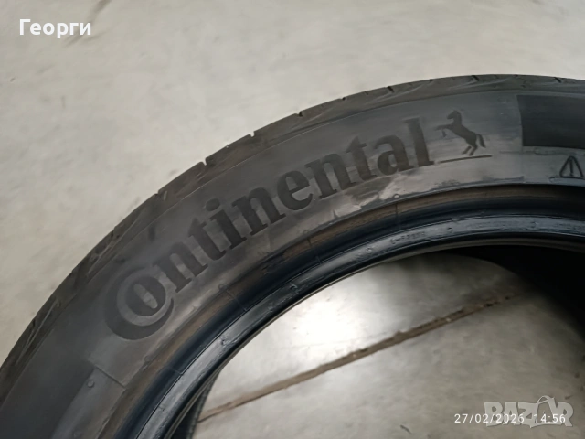 2бр. летни гуми 225/45/17 Continental, снимка 5 - Гуми и джанти - 53665583